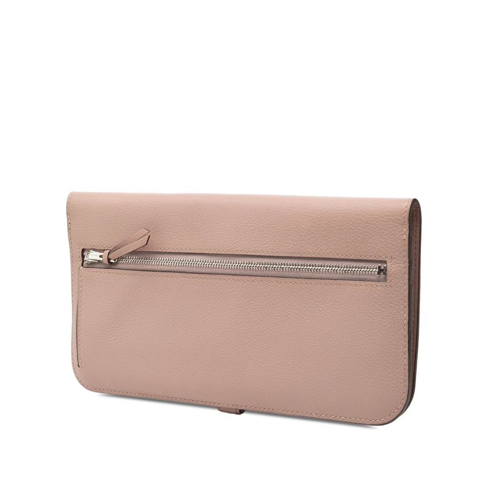 Pre-Loved Hermes Clemence Dogon Long Wallet - Picture 2 of 8